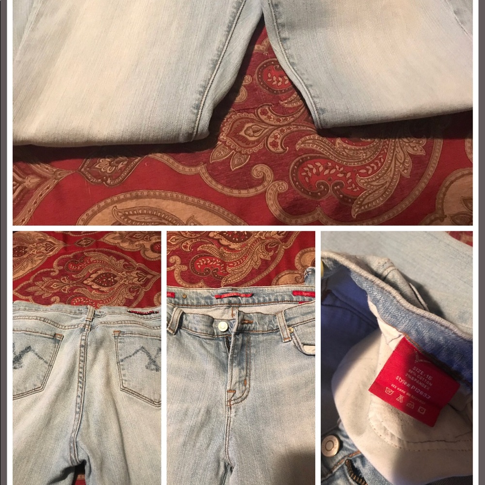 Women flare leg jeans
